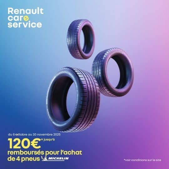 promo michelin Renault Octobre 2025
